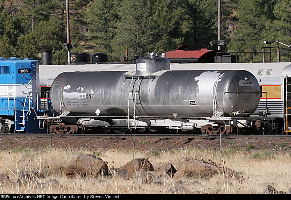 Grand Canyon Railway tank GCRX #857